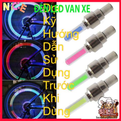 Đèn LED Phát Sáng Cho Van Bánh Xe Đạp, Xe Máy, Ô Tô - An Toàn Và Ấn Tượng Khi Di Chuyển Ban Đêm