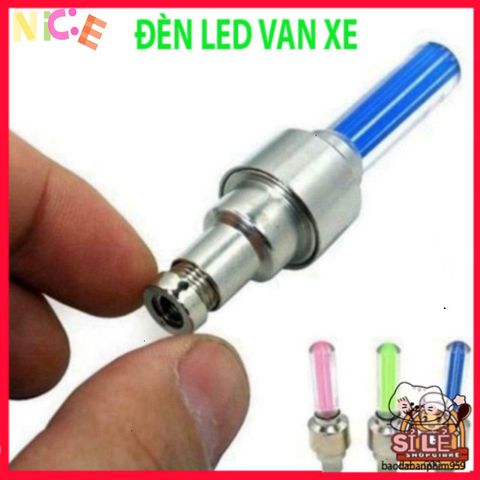 Đèn LED Kích Hoạt Chuyển Động Chống Nước Gắn Van Bánh Xe Ô Tô, Xe Máy & Xe Đạp - Ánh Sáng An Toàn Phong Cách Cá Nhân