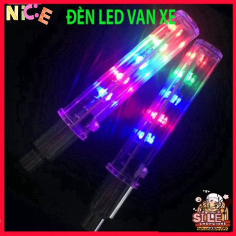 Đèn LED Gắn Van Bánh Xe Đạp, Xe Máy, Ô Tô - 5 Bóng Nhiều Màu, Trang Trí Phong Cách Thời Trang, Thiết Kế Thông Minh, Dễ Dàng Cài Đặt