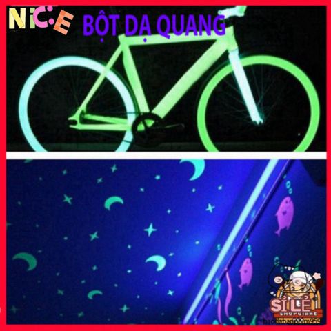 Bột Dạ Quang Phát Sáng Trong Đêm 10g - Nguyên Liệu An Toàn Cho Nghệ Thuật Trang Trí Và Sáng Tạo Không Gian