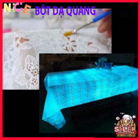Bột Dạ Quang Phát Sáng Trong Đêm 10g - Nguyên Liệu An Toàn Cho Nghệ Thuật Trang Trí Và Sáng Tạo Không Gian