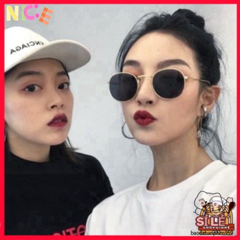 Kính Mắt Ulzzang Retro TIN HIN - Kính Râm Nobita Thời Thượng Chống UV400 - Phụ Kiện Thời Trang Chụp Ảnh Vintage