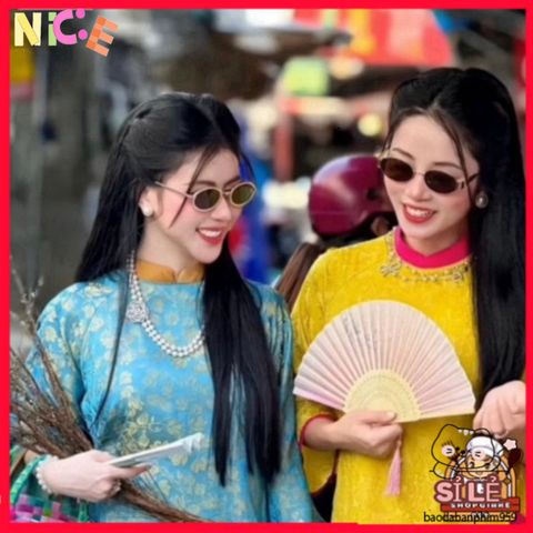 Kính Mắt Ulzzang Retro TIN HIN - Kính Râm Nobita Thời Thượng Chống UV400 - Phụ Kiện Thời Trang Chụp Ảnh Vintage