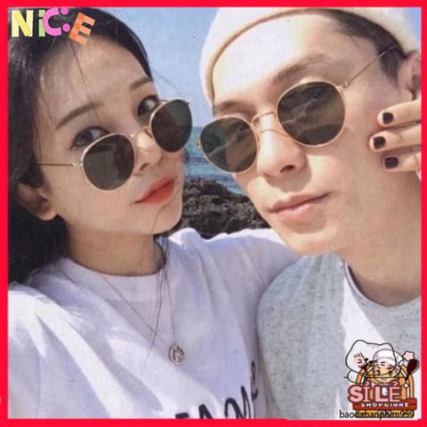 Kính Mắt Ulzzang Retro TIN HIN - Kính Râm Nobita Thời Thượng Chống UV400 - Phụ Kiện Thời Trang Chụp Ảnh Vintage