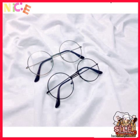 Kính Nobita Tròn - Kính Mắt Phong Cách Thầy Bói Độc Đáo, UV Bảo Vệ, Thời Trang Trẻ Trung, Sang Trọng, Lựa Chọn Hoàn Hảo cho Tín Đồ Thời Trang