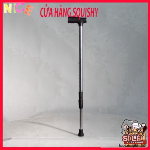 Gậy Chống Đi 4 Chân Inox Điều Chỉnh Cao Cho Người Già - Hỗ Trợ An Toàn Tự Tin Đi Lại, Chất Liệu Bền Bỉ, Đệm Cao Su Chống Trượt