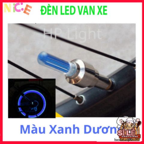 Đèn LED Chân Van Xe Đạp & Xe Máy - Phụ Kiện An Toàn Với Ánh Sáng Ấn Tượng 360 Độ, Chống Nước, Dễ Dàng Lắp Đặt