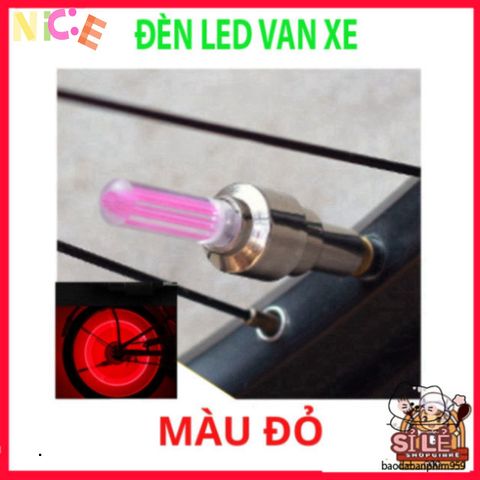 Đèn LED Chân Van Xe Đạp & Xe Máy - Phụ Kiện An Toàn Với Ánh Sáng Ấn Tượng 360 Độ, Chống Nước, Dễ Dàng Lắp Đặt