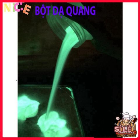 Bột Dạ Quang 10g Màu Xanh Dương - Nguyên Liệu Tạo Mực Phát Sáng và Trang Trí Không Gian Độc Đáo