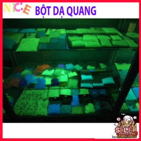 Bột Dạ Quang 10g Màu Xanh Dương - Nguyên Liệu Tạo Mực Phát Sáng và Trang Trí Không Gian Độc Đáo