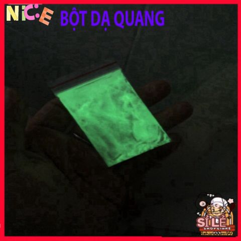 Bột Dạ Quang 10g Màu Xanh Dương - Nguyên Liệu Tạo Mực Phát Sáng và Trang Trí Không Gian Độc Đáo