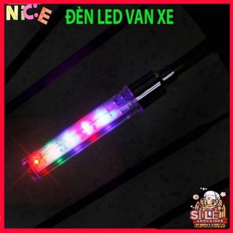 Đèn Van Xe 5 Bóng LED Nháy 7 Màu - Thiết Bị Phát Sáng Tự Động Để Bánh Xe Nổi Bật và An Toàn Khi Lưu Thông