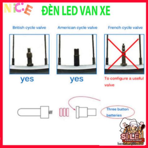 Đèn LED Nắp Van Xe Đạp/Xe Máy - Bộ Phát Sáng Thông Minh, Tiết Kiệm Điện, Dễ Lắp Đặt, An Toàn Đêm, Phụ Kiện Trang Trí Xe Hơi