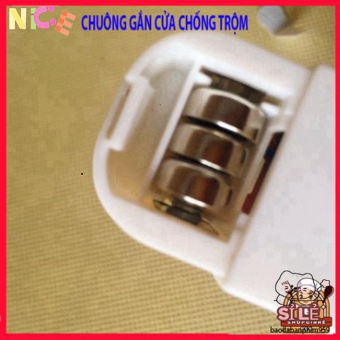 Chuông Báo Chống Trộm Tại Cửa Vào - Thiết Bị An Ninh Thông Minh, Âm Thanh 105dB, Dễ Lắp Đặt - Bảo Vệ An Toàn Ngôi Nhà Bạn
