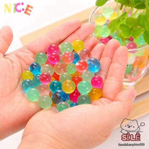 Gói 1000 Viên Hạt Tinh Thể Nở - Trang Trí Cây Cảnh Đẹp Mắt Và Lọ Hoa, An Toàn Cho Sức Khỏe, Sử Dụng Tiện Lợi