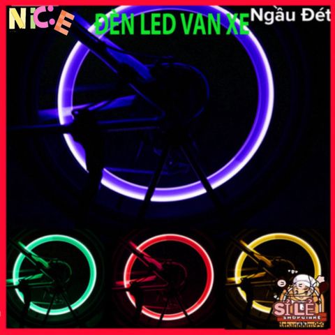 Set 2 Đèn LED Neon Gắn Van Xe Đạp Amalife - Phụ Kiện Độc Đáo Cho Xe Đạp, Xe Máy, Ô Tô - An Toàn Và Thú Vị Khi Di Chuyển Ban Đêm