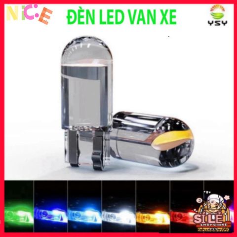 Đèn LED T10 COB 1SMD Siêu Sáng - Chiếu Sáng Tiết Kiệm Năng Lượng Cho Ô Tô & Xe Máy, Đèn Trang Trí Đa Màu Sắc