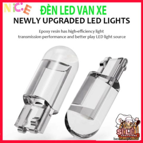 Đèn LED T10 COB 1SMD Siêu Sáng - Chiếu Sáng Tiết Kiệm Năng Lượng Cho Ô Tô & Xe Máy, Đèn Trang Trí Đa Màu Sắc