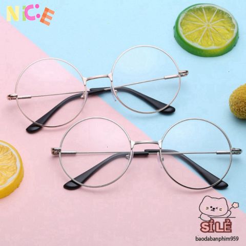 Kính Mát Thời Trang Tròn Nobita - Chống UV400, Phong Cách Học Sinh, Chất Lượng Cao, Thích Hợp Nam Nữ