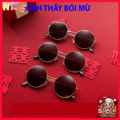 Kính tròn Nobita D182 Đen Thời Trang - Phụ Kiện Thời Thượng Cho Nam Nữ, Bảo Vệ Mắt Chống UV, Kiểu Dáng Sành Điệu