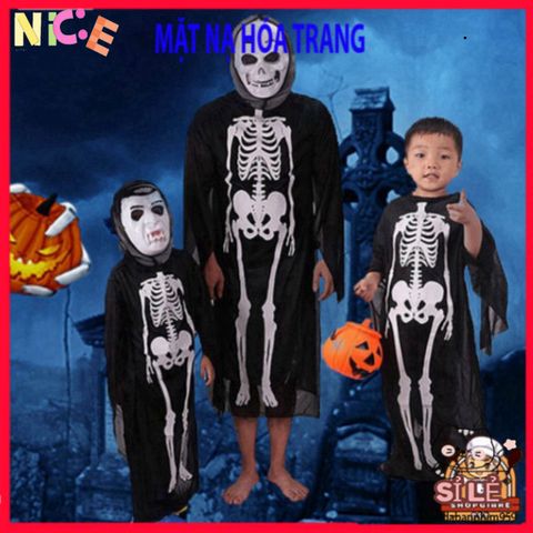 Mặt Nạ Kinh Dị Halloween Tóc Dài Hình Chữ V - Momo Hacker, Đồ Trang Trí Cosplay Đi Tiệc Ma Mị, Chất Liệu ABS Bền Bỉ