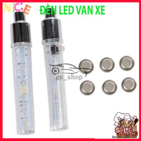 Đèn LED 5 Bóng Nhấp Nháy 7 Màu Cho Van Xe - Phụ Kiện Trang Trí Cho Xe Đạp, Xe Máy Và Ô Tô - Tỏa Sáng Khi Di Chuyển