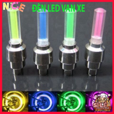 Đèn LED 5 Bóng Nhấp Nháy 7 Màu Cho Van Xe - Phụ Kiện Trang Trí Cho Xe Đạp, Xe Máy Và Ô Tô - Tỏa Sáng Khi Di Chuyển