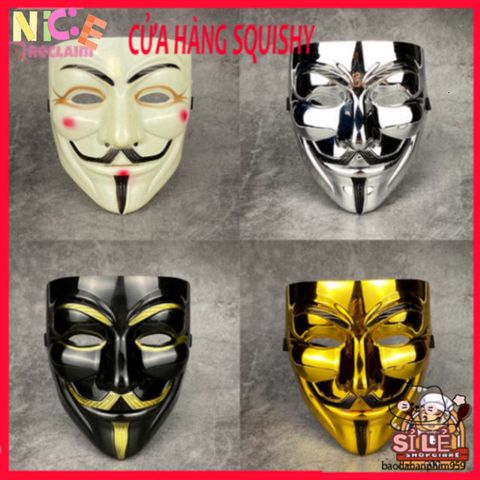 Mặt Nạ Yuanzongren333 Phiên Bản Vendetta - Quà Tặng Giáng Sinh Chủ Đề Phim Hành Động Dành Cho Trẻ Em & Người Lớn