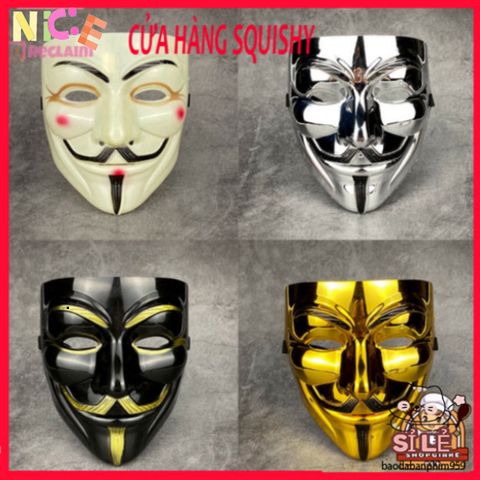 Mặt Nạ Yuanzongren333 Phiên Bản Vendetta - Quà Tặng Giáng Sinh Chủ Đề Phim Hành Động Dành Cho Trẻ Em & Người Lớn
