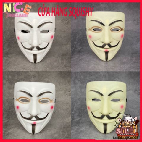 Mặt Nạ Yuanzongren333 Phiên Bản Vendetta - Quà Tặng Giáng Sinh Chủ Đề Phim Hành Động Dành Cho Trẻ Em & Người Lớn