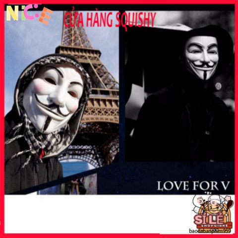 Mặt Nạ Hacker Anonymous Chính Hãng - Phong Cách Bí Ẩn, Phụ Kiện Thời Trang Độc Đáo Cho Fans Văn Hóa Hacker