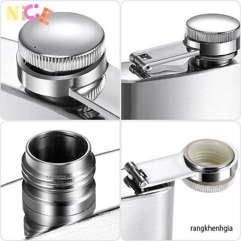 Bình Rượu Du Lịch FASHYUNER Thép Không Gỉ - Chống Rò Rỉ, Thiết Kế Tiện Lợi Cho Chuyến Phiêu Lưu Ngoài Trời