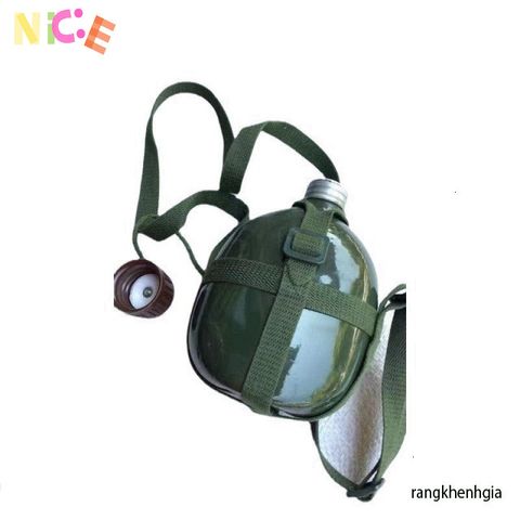 Bình Nhôm 3 Lít Bi Đông Cổ Điển - Bình Nước Du Lịch Nhẹ, Chống Rỉ Sét, An Toàn và Tiện Lợi cho Mọi Hoạt Động Ngoài Trời