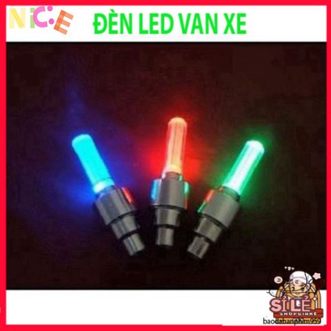 Bộ 2 Đèn LED Van Bánh Xe - Đèn Chiếu Sáng An Toàn Cho Xe Đạp & Xe Máy, Thiết Kế Thông Minh Tự Động Phát Sáng Khi Di Chuyển