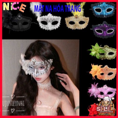 Mặt Nạ Venetian Cao Cấp Độc Đáo Cho Nam Nữ - Phụ Kiện Tiệc Tùng & Halloween - 68 Mẫu Sang Trọng Màu Đen Trắng