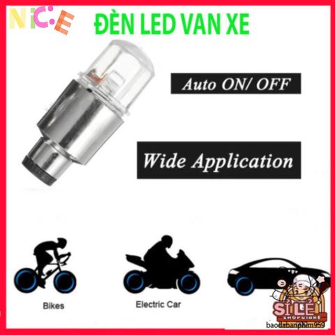 Nắp Đèn Lốp Xe Đạp LED Phát Sáng Nhiều Màu - Phụ Kiện Tôn Vẻ Đẹp Cho Bánh Xe Hơi, Xe Máy, Xe Đạp