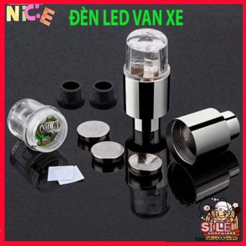 Nắp Đèn Lốp Xe Đạp LED Phát Sáng Nhiều Màu - Phụ Kiện Tôn Vẻ Đẹp Cho Bánh Xe Hơi, Xe Máy, Xe Đạp