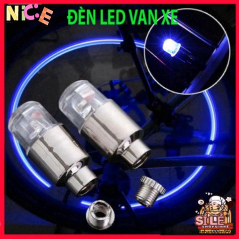 Nắp Đèn Lốp Xe Đạp LED Phát Sáng Nhiều Màu - Phụ Kiện Tôn Vẻ Đẹp Cho Bánh Xe Hơi, Xe Máy, Xe Đạp
