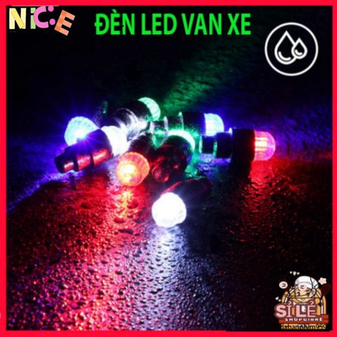 Nắp Đèn Lốp Xe Đạp LED Phát Sáng Nhiều Màu - Phụ Kiện Tôn Vẻ Đẹp Cho Bánh Xe Hơi, Xe Máy, Xe Đạp