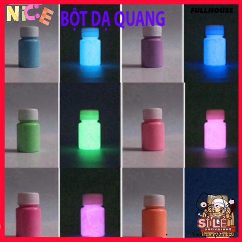 Bột Phát Sáng Dạ Quang 20g - Sơn nghệ thuật an toàn, phát sáng trong bóng tối, sáng tạo DIY cho mọi bề mặt, nghệ sĩ và người yêu thích thủ công.