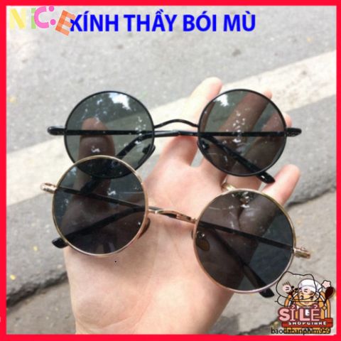 Kính râm tròn Gojo Satoru - Phụ kiện thời trang unisex phong cách anime, chống UV, nhẹ và thoải mái cho mọi hoạt động ngoài trời.
