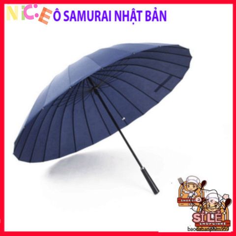 Ô Dù Katana Samurai Đen - Phong Cách Nhật Bản, Chống Nắng Mưa Hoàn Hảo, Thời Trang Độc Đáo Cho Người Yêu Thích Kiếm Hiệp