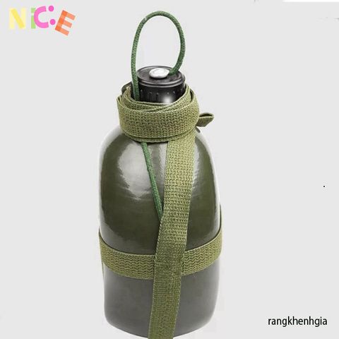 Bình Nhôm 2L Kiểu Bi Đông - Đồ Uống An Toàn, Phù Hợp Cho Du Lịch, Dã Ngoại Và Leo Núi
