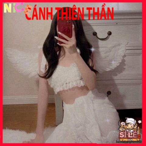 Cánh Thiên Thần Đáng Yêu - Phụ Kiện Cosplay cho Lễ Hội Noel, Halloween và Tiệc Tùng - Thời Trang Độc Đáo