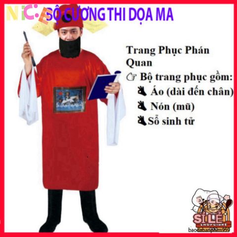 Bộ Trang Phục Halloween Hắc Bạch Vô Thường - Diêm Vương Bí Ẩn Biến Hóa Huyền Bí và Ấn Tượng cho Dịp Hóa Trang