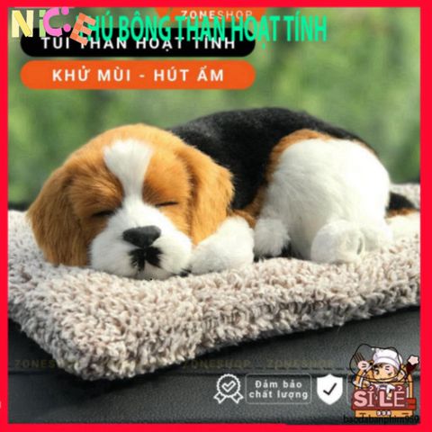 Thú Bông Khử Mùi Than Hoạt Tính - Trang Trí Xe Hơi & Không Gian Sống - Kháng Ẩm, Dễ Thương, Sạch Không Khí