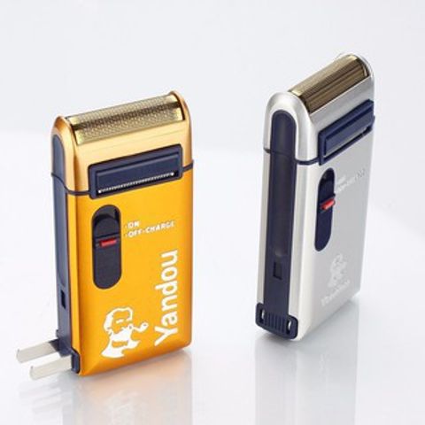 Máy Cạo Râu Pin Sạc YANDOU SC-W301U - Thiết Kế Gọn Nhẹ Kèm Bao Da Sang Trọng, Lưỡi Cắt Sắc, Quà Tặng Ý Nghĩa