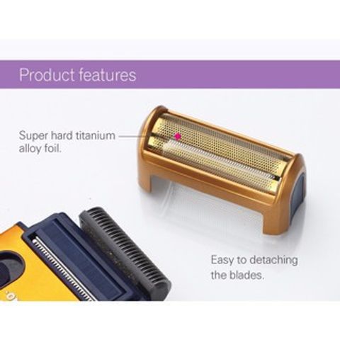 Máy Cạo Râu Pin Sạc YANDOU SC-W301U - Thiết Kế Gọn Nhẹ Kèm Bao Da Sang Trọng, Lưỡi Cắt Sắc, Quà Tặng Ý Nghĩa