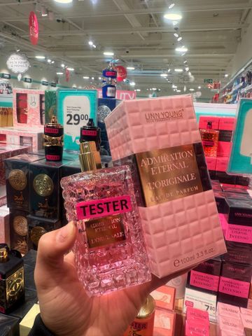Nước Hoa LINN YOUNG Dupe Valentino Donna EDP - Hương Cam Bergamot, Hoa Hồng Bulgaria, Quyến Rũ Sang Trọng Cho Phái Đẹp