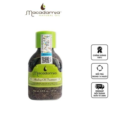 Tinh Dầu Dưỡng Tóc Macadamia Healing Oil Treatment 125ml - Phục Hồi và Cấp Ẩm Cho Tóc Mềm Mượt, Bóng Khỏe Chính Hãng từ Queen Snap Shop